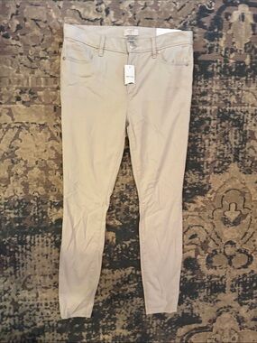 LOFT Skinny Pants in Light Tan